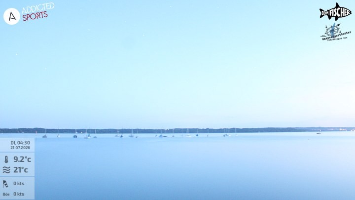 Archiv Foto Webcam Blick von Ammerland über den Starnberger See