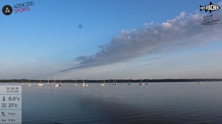 Archiv Foto Webcam Blick von Ammerland über den Starnberger See