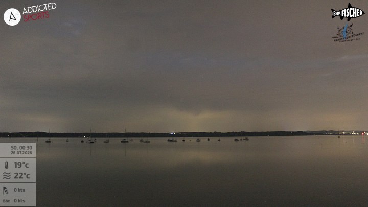 Archiv Foto Webcam Blick von Ammerland über den Starnberger See