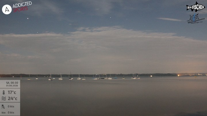 Archiv Foto Webcam Blick von Ammerland über den Starnberger See