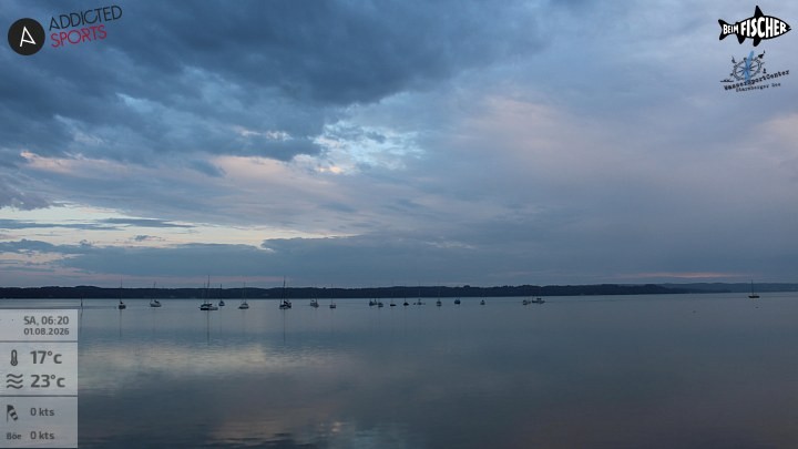 Archiv Foto Webcam Blick von Ammerland über den Starnberger See