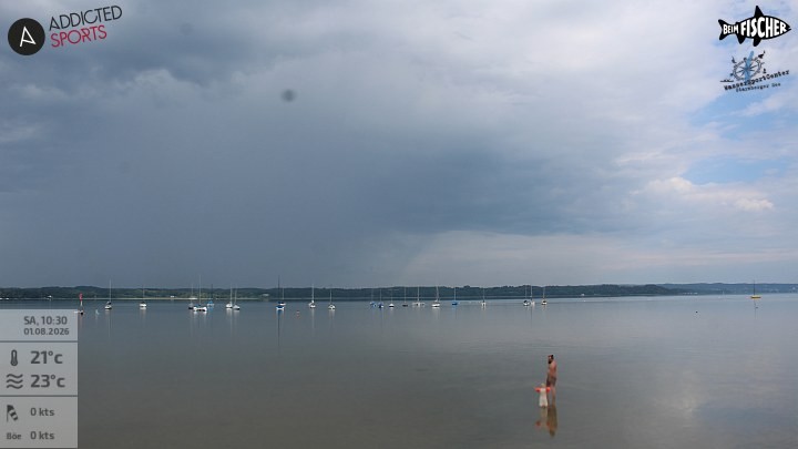 Archiv Foto Webcam Blick von Ammerland über den Starnberger See