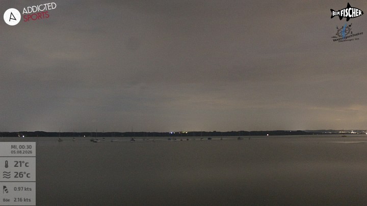 Archiv Foto Webcam Blick von Ammerland über den Starnberger See