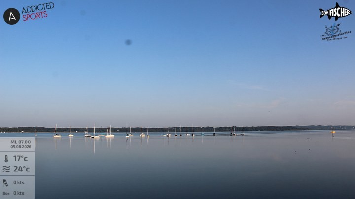 Archiv Foto Webcam Blick von Ammerland über den Starnberger See