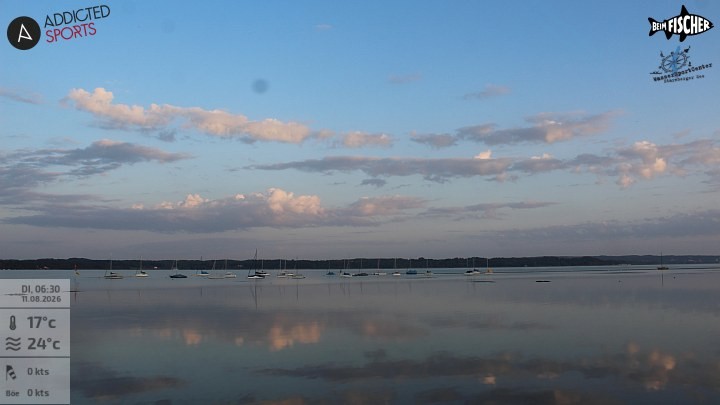 Archiv Foto Webcam Blick von Ammerland über den Starnberger See