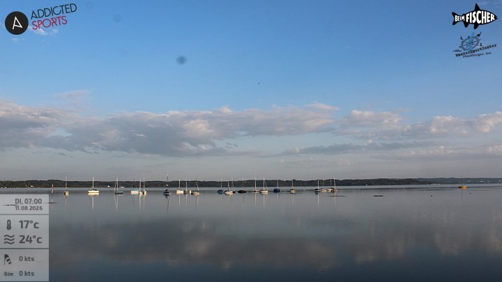 Archiv Foto Webcam Blick von Ammerland über den Starnberger See