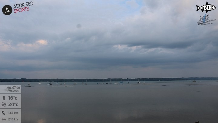 Archiv Foto Webcam Blick von Ammerland über den Starnberger See