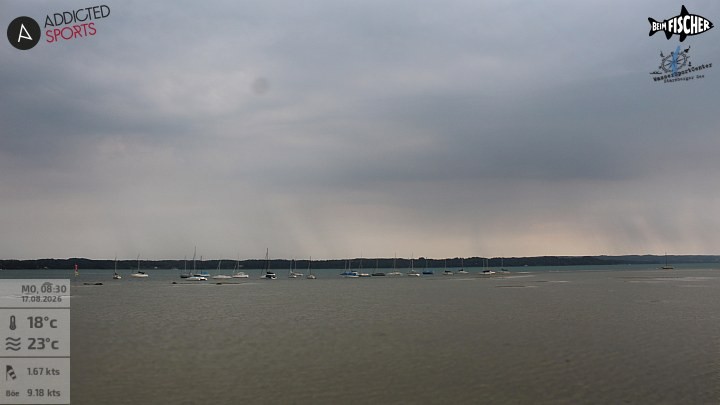 Archiv Foto Webcam Blick von Ammerland über den Starnberger See