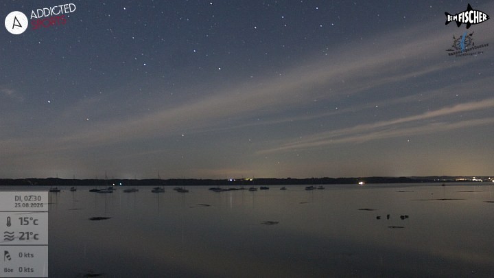 Archiv Foto Webcam Blick von Ammerland über den Starnberger See