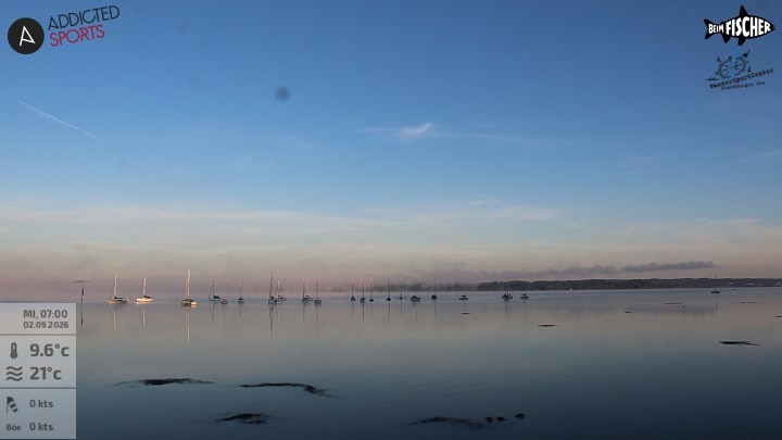 Archiv Foto Webcam Blick von Ammerland über den Starnberger See