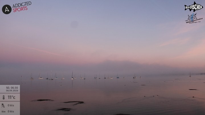 Archiv Foto Webcam Blick von Ammerland über den Starnberger See