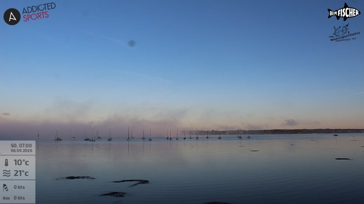 Archiv Foto Webcam Blick von Ammerland über den Starnberger See