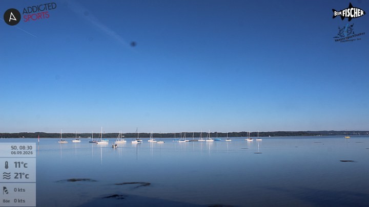 Archiv Foto Webcam Blick von Ammerland über den Starnberger See