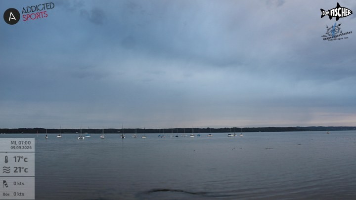 Archiv Foto Webcam Blick von Ammerland über den Starnberger See