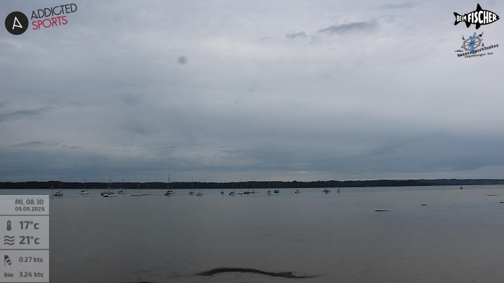 Archiv Foto Webcam Blick von Ammerland über den Starnberger See