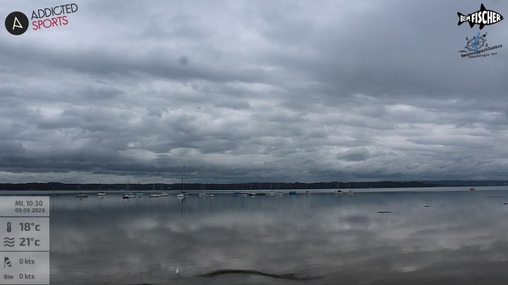 Archiv Foto Webcam Blick von Ammerland über den Starnberger See