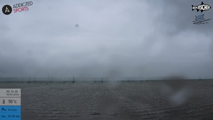 Archiv Foto Webcam Blick von Ammerland über den Starnberger See
