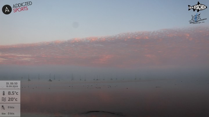 Archiv Foto Webcam Blick von Ammerland über den Starnberger See