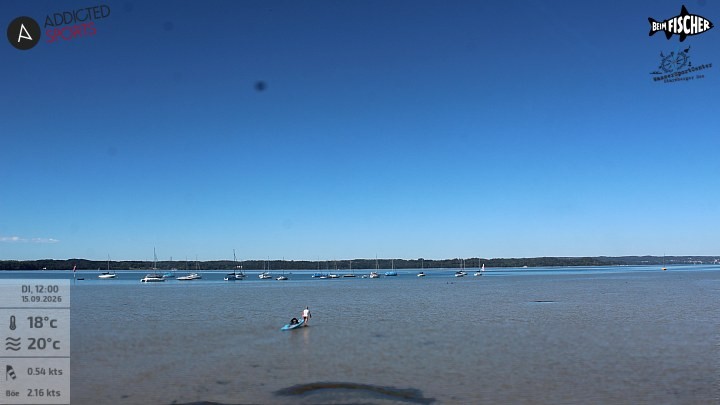 Archiv Foto Webcam Blick von Ammerland über den Starnberger See
