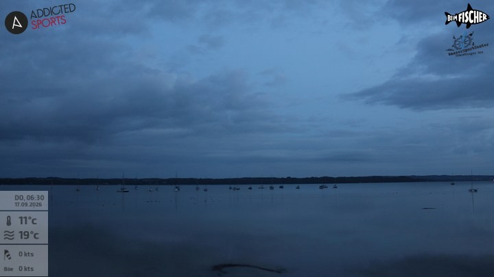 Archiv Foto Webcam Blick von Ammerland über den Starnberger See