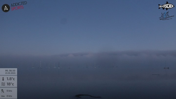 Archiv Foto Webcam Blick von Ammerland über den Starnberger See