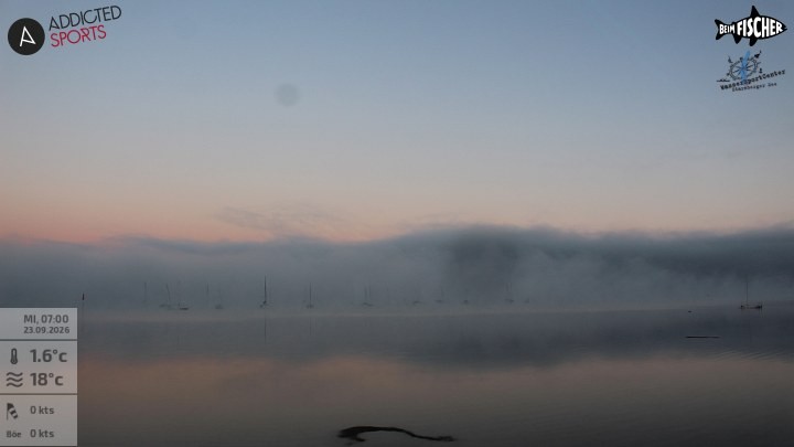 Archiv Foto Webcam Blick von Ammerland über den Starnberger See