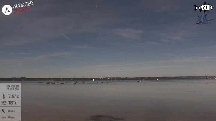 Archiv Foto Webcam Blick von Ammerland über den Starnberger See