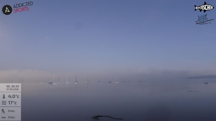 Archiv Foto Webcam Blick von Ammerland über den Starnberger See