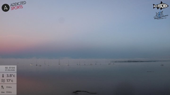 Archiv Foto Webcam Blick von Ammerland über den Starnberger See
