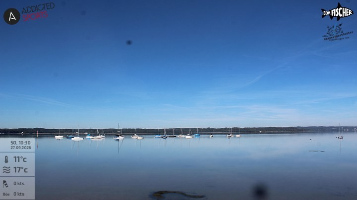 Archiv Foto Webcam Blick von Ammerland über den Starnberger See