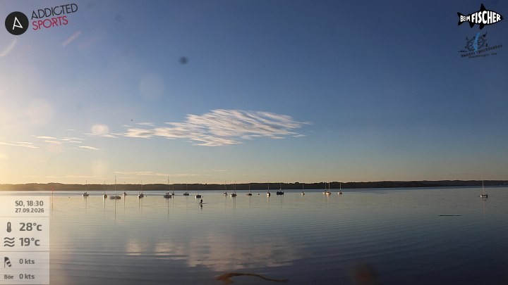 Archiv Foto Webcam Blick von Ammerland über den Starnberger See