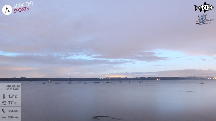 Archiv Foto Webcam Blick von Ammerland über den Starnberger See