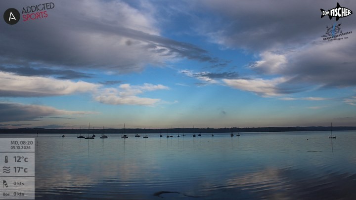 Archiv Foto Webcam Blick von Ammerland über den Starnberger See