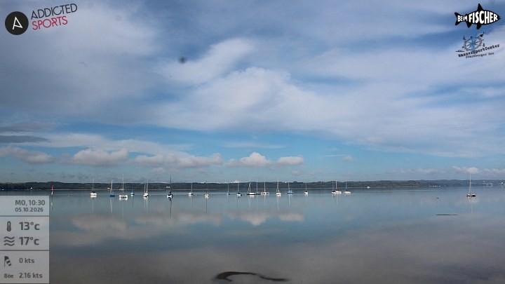 Archiv Foto Webcam Blick von Ammerland über den Starnberger See