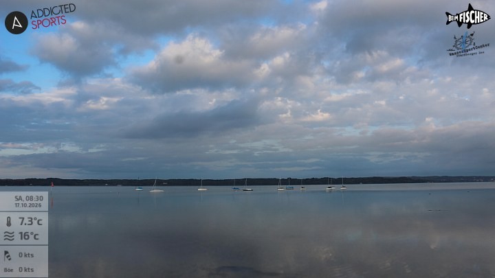 Archiv Foto Webcam Blick von Ammerland über den Starnberger See