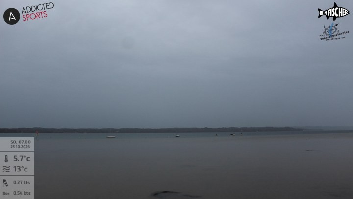 Archiv Foto Webcam Blick von Ammerland über den Starnberger See