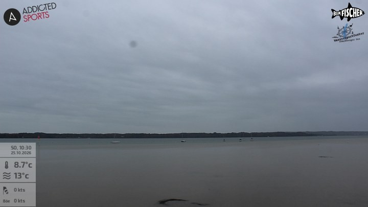 Archiv Foto Webcam Blick von Ammerland über den Starnberger See