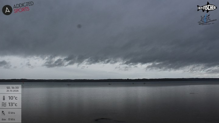 Archiv Foto Webcam Blick von Ammerland über den Starnberger See
