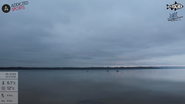 Archiv Foto Webcam Blick von Ammerland über den Starnberger See