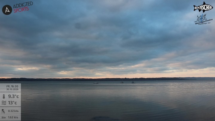 Archiv Foto Webcam Blick von Ammerland über den Starnberger See