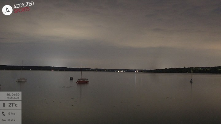 Archiv Foto Webcam Herrsching: Ammersee