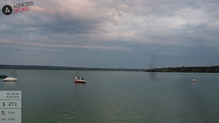 Archiv Foto Webcam Herrsching: Ammersee