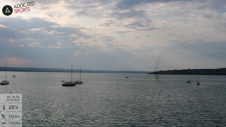 Archiv Foto Webcam Herrsching: Ammersee