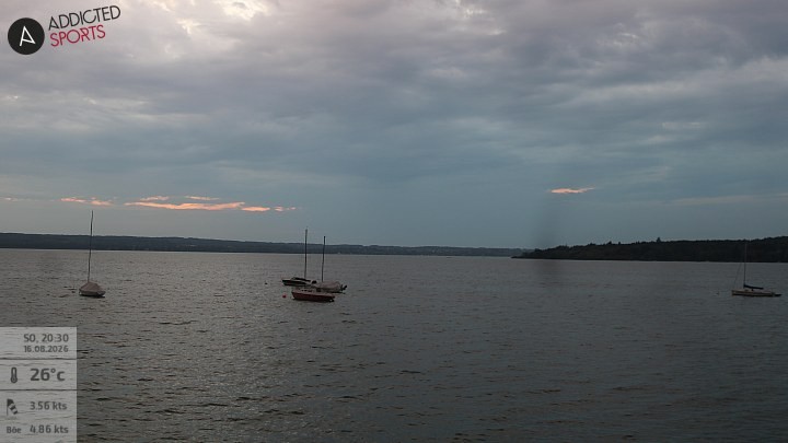 Archiv Foto Webcam Herrsching: Ammersee