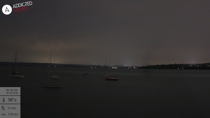 Archiv Foto Webcam Herrsching: Ammersee