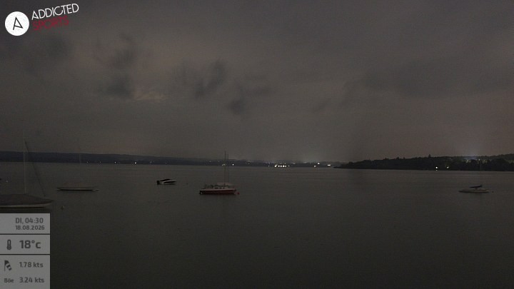 Archiv Foto Webcam Herrsching: Ammersee