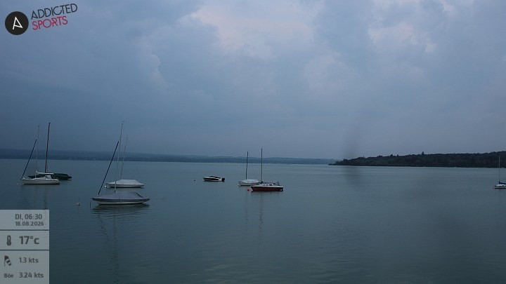 Archiv Foto Webcam Herrsching: Ammersee