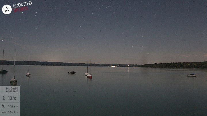 Archiv Foto Webcam Herrsching: Ammersee