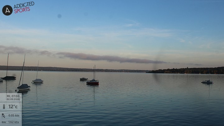 Archiv Foto Webcam Herrsching: Ammersee