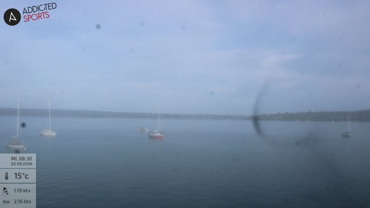 Archiv Foto Webcam Herrsching: Ammersee